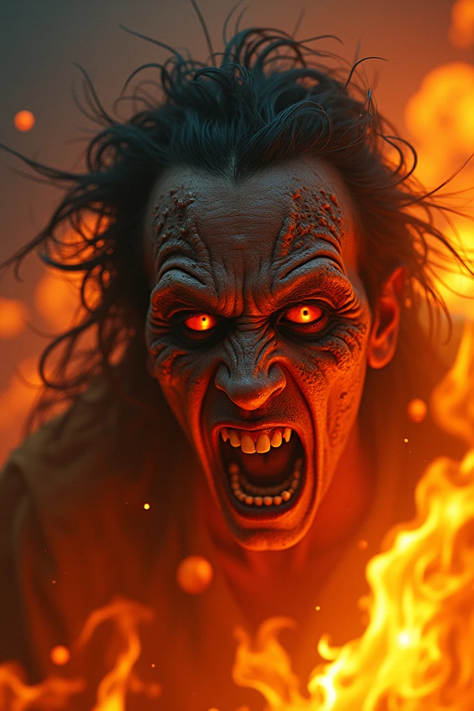 Satan、devil、hell、fallen Angel、inflammation、Darkness、