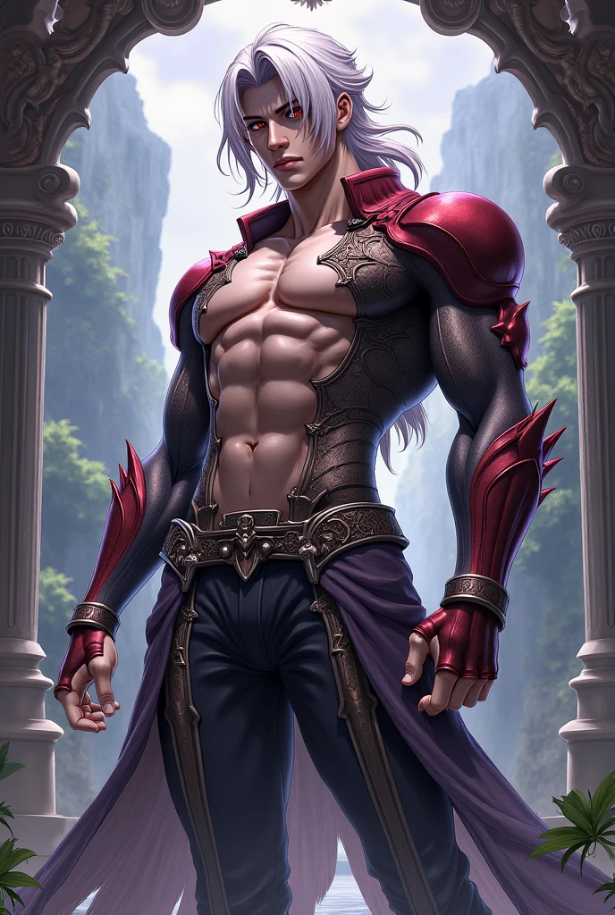 (8k,photoshotrrealista photoshot Maximum quality;1.4) (1 young boy) Super handsome king of the underworld (lifelike face) (Short-haired pink hair) slenderbody Muscular and macho Black and pink aristocratic costume with big pink eyes pink decoration Fangs peeking out of the mouth Pointed claws a seductive gaze Beautiful expression A hyper-realistic (King of the Underworld) appealing (real looking skin) super high resolution high détail Luxurious black and pink pants Pink aura emanating from the body effect black robe