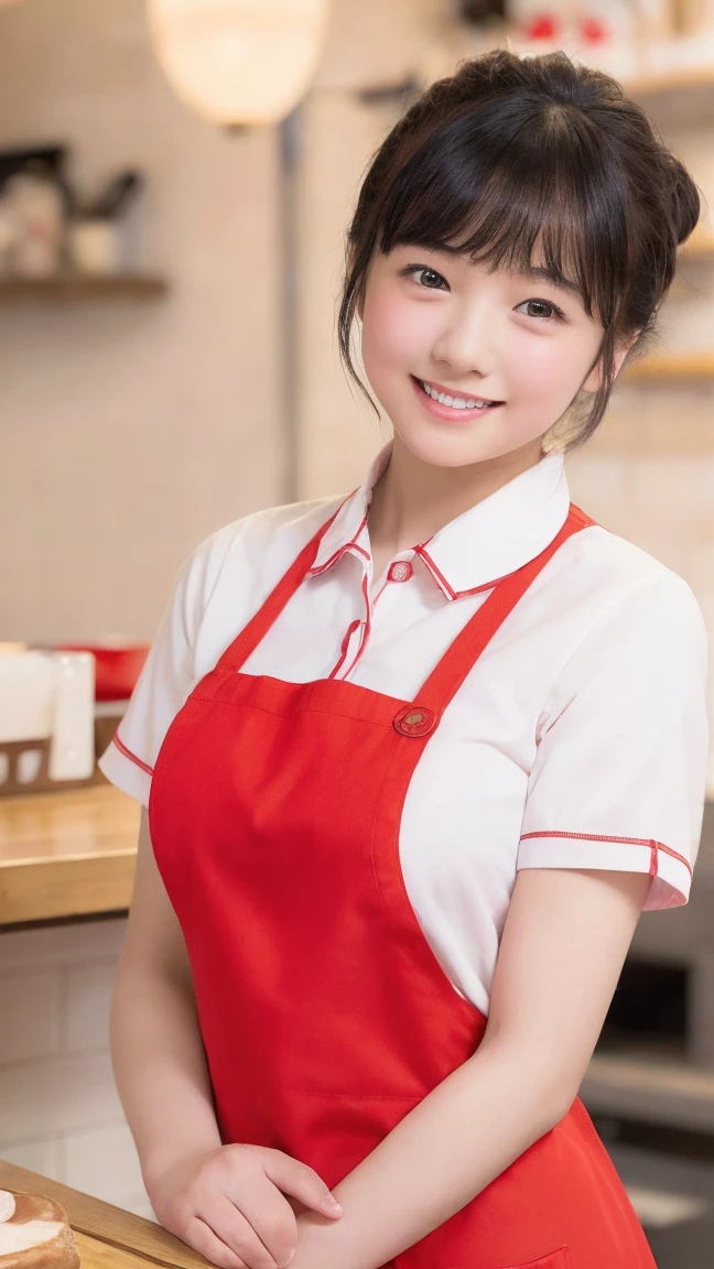 (cafe staff uniform),
