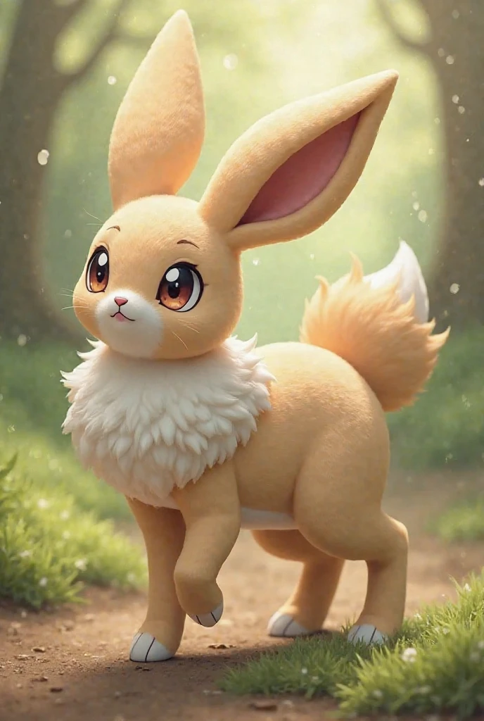 A legendary pokemon a rabbit