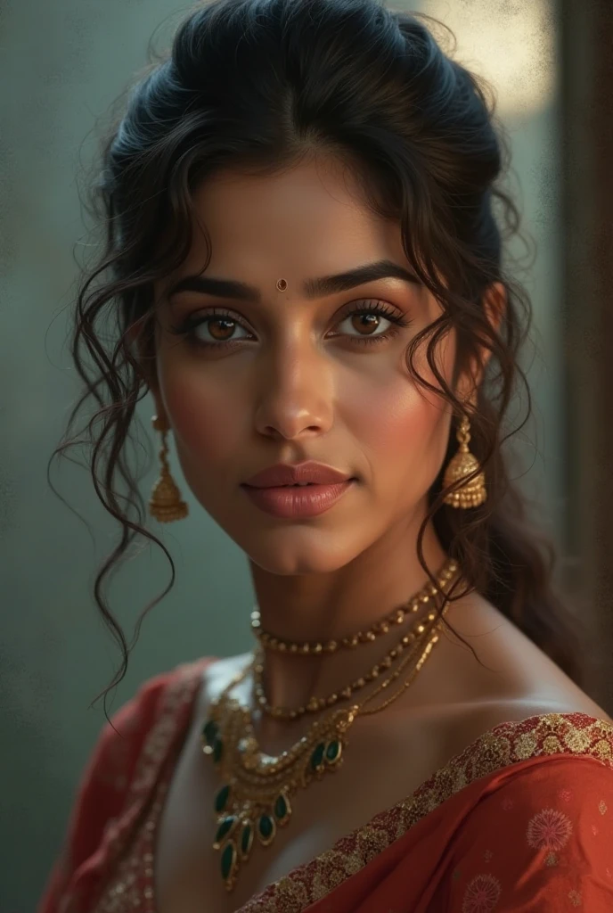 cinematic still, A shot of an 18 year old Iranian-Arab woman ,highly detailed skin with hair , emotional, harmonious, vignette, 4k epic detailed, shot on kodak, 35mm photo, sharp focus, high budget, cinemascope, moody, epic, gorgeous, film grain, grainy,