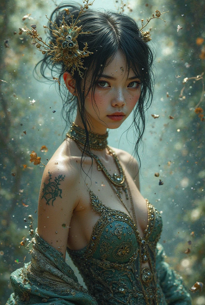 A cute young naga girl