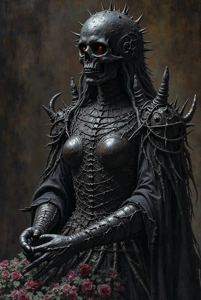 female, creepy, mystical, strange, detailed background, highly detailed, 4k, high resolution, high quality, deep detailed,