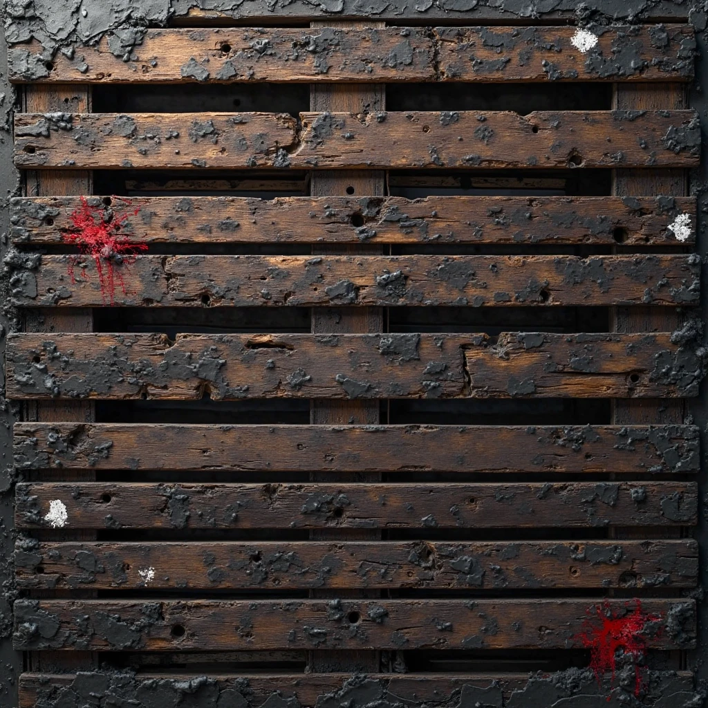 On the wall has written " deep secrets " and there is blood around it