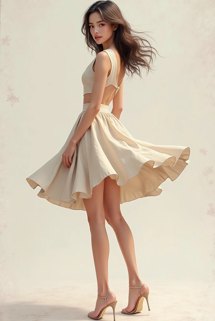 A noble holy nun, in a white pleated dress, with a puffy pleated crotch, bloom, ((cold light)), sharp focus, photo realistic, detailed skin, background out of focus, cinematic composition , ultra-detailed, realistic , hyper-realistic , volumetric lighting, 8k, trending on artstation