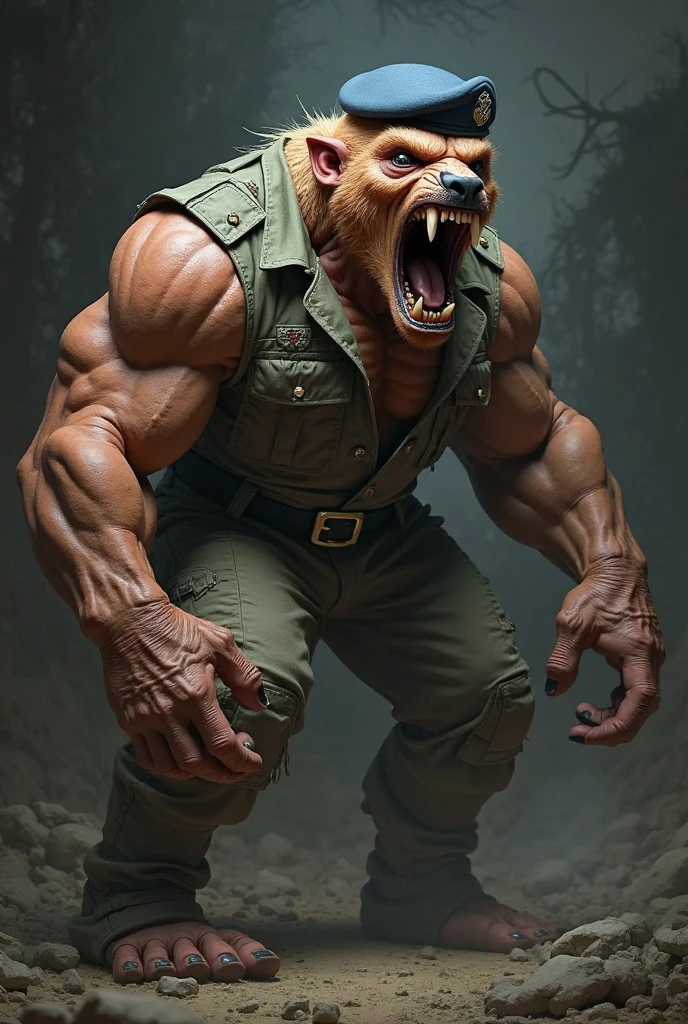 anthromusclor-000008 muscular racoon viking on the world post apocalyptic  