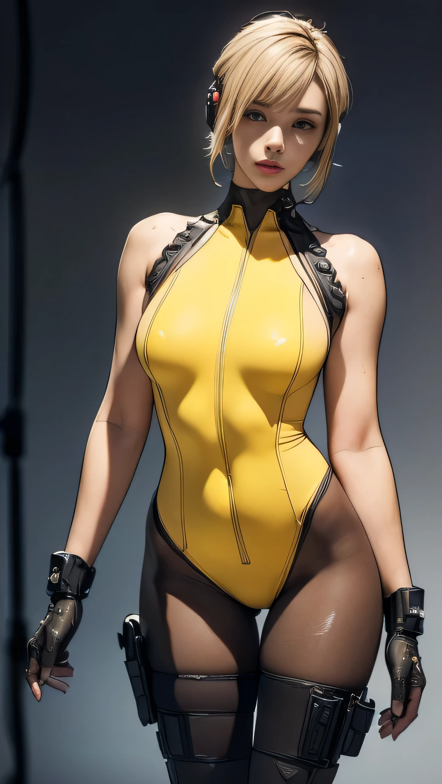 ((top-quality))Sweating、transparent full body image、thick and fresh lips (Glossy skin 1.7)Super close-up looking up from below(((Look sexy)))((masterpiece)、Breasts enlarged(1 shiny skin.1.4).(background gymnastics arena、)、(14 years old girl)'Buttocks in the face、((Shiny khaki leotard fishnet tights that cover the entire buttocks)).((blonde medium long bob hair、))Sexy Posing、(Various poses)