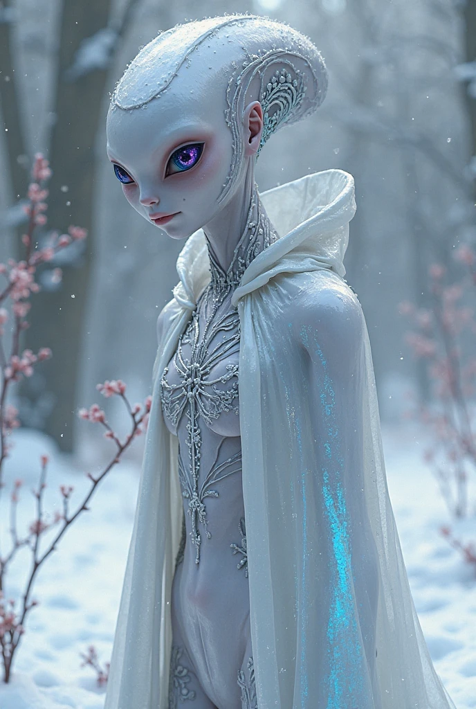Create an alien according to the month of February with characteristics ...