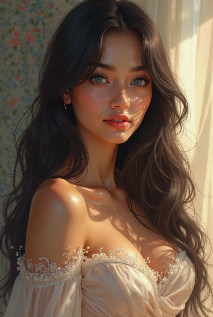 a woman in romantic vibes, Poetcore, Pinterest aesthetics