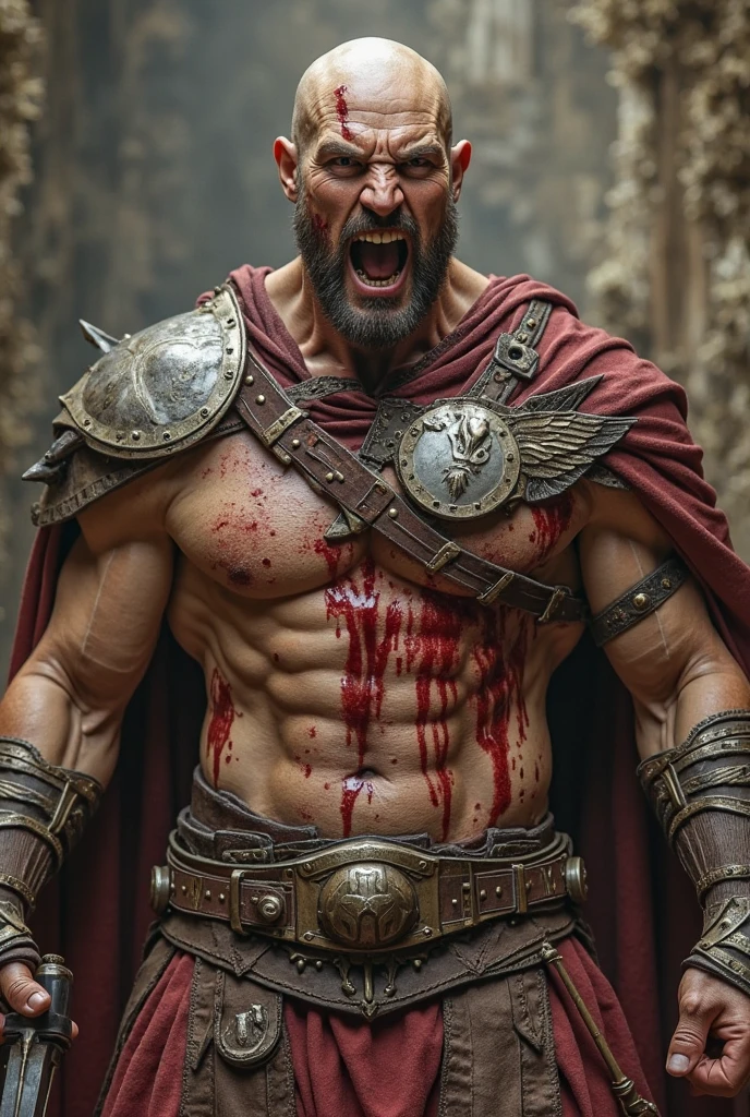 Kratos segurando machado