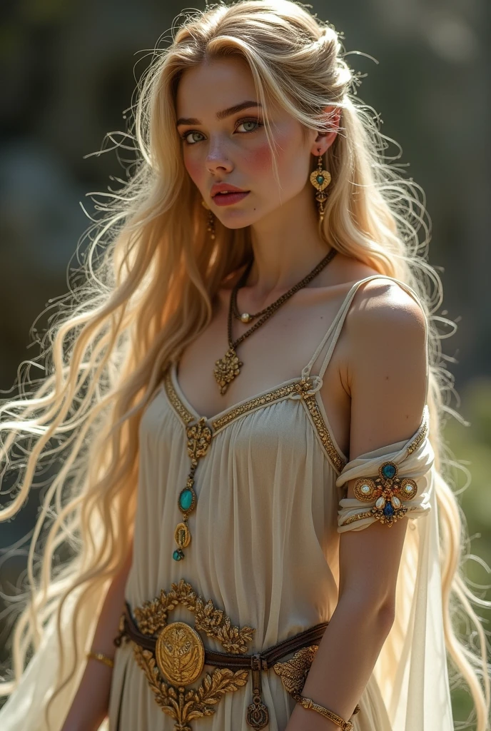 create an image of Demeter&#39;s daughter with long, hydrated black hair, beautiful green eyes and with black cargo pants and red crop tops and aged 14, looking like a semi-god of the seas, teenage boy, 15 years old, handsome, with short red hair, beautiful and with green eyes beautiful and with black cargo pants and a red shirt, the two of them mating