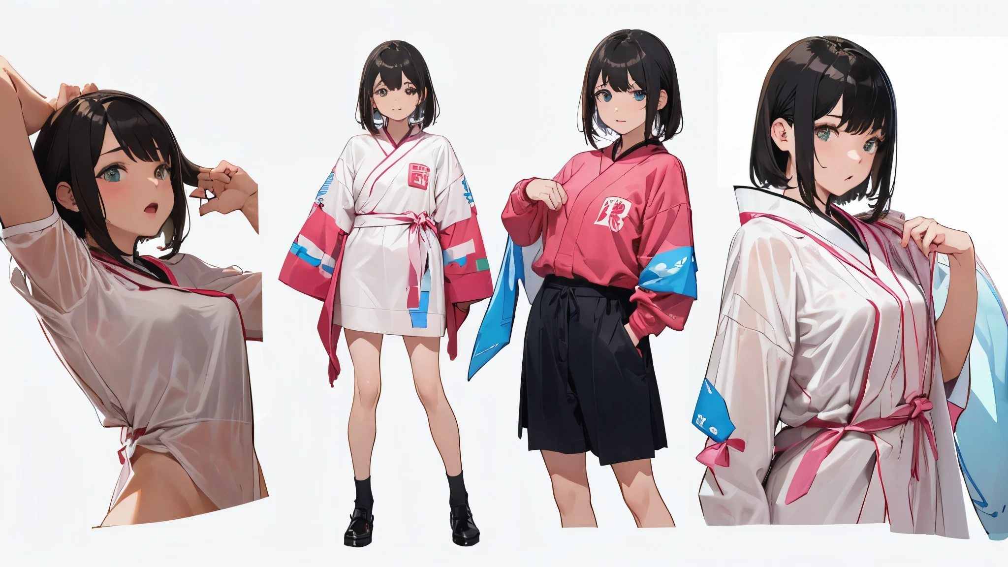 ((((realistic, Painting, 少female, 4K, masterpiece:1.5, masterpiece:1.5, Best Quality:1.5, Hi-Res:1.5, Perfect Head:1.5, super detailed illustration:1.5, beautiful eyes:1.5, nude:1.5, character concept art:1.5, official art, hyperdetail just for me, Full of Details , high definition exquisite fan art, clear line, Very clear shading , Clear color , calm color, Deep color, watercolor, Popular characters, Best character, Supreme character, Popular charactersデザ, Best characterデザ, Supreme characterデザ, Trendy character design, Popular charactersヘアカラー, Popular charactersヘアデザ)))), 9歳少female, 10歳少female, 11歳少female, 少female, 13歳少female, 14歳male, 15歳少female, ティーン少female, 青年female, female, 成人female, 淑female, 二次性徴期少female, puberty, puberty処female, pubertyfemale性器, puberty少female, pubertyギャル, pubertyギャル少female, 日焼け少female, Prisma Illya, Whole body, full body, whole body, Realistic head and torso, Age-appropriate head and body , Character design sheet , multiple views, three-sided view, front view, side, side view, behind, Behind the View, Full body shot turnaround , same character, Same role, scene of environmental change , Mr.々Composition, Mr.々Angle, comparison of clothing and full body nudity , Comparison of full body nudity and full body nudity , Whole bodyの着ている薄い衣服が透けている, clothing is see-through and total nudity is visible , clothing material is see-through and full nudity is visible , clothing material is transparent and full nudity is visible , girl's age-appropriate crotch can be seen through clothing , 年齢相応のfemale性器が見えている, 年齢相応のfemale性器が透けて見えている, has realistic uterine shaped pimples on her skin at the location of the uterus in her lower abdomen, 全身の立ち姿勢でWhole bodyを見せている, The upper body is bent in a standing position with the whole body, 上体をのけ反らせて腋を見せてsquatting, 全身の立ち姿勢でshowing armpits, 全身の立ち姿勢で少し上体を反らせてshowing armpits, 腋を見せたSexy Poses, 両腕を上げて腋を見せたSexy Poses, 上体をのけ反らせて腋を見せてしゃがんだSexy Poses, standing position with the upper body slightly raised to look up at the top , Age-appropriate realistic buttocks, Butt line , スポーティなButt line , 引き締まったButt line , behindからの全身を斜め下から見上げたButt line , behindからの全身を斜め下から見上げた引き締まったButt line , behindからの全身を斜め下から見上げたスポーティなButt line , back line , 最高の back line , Waist line , 最高のWaist line , Pelvic line , 最高のPelvic line , 引き締まったPelvic line , curvy beauty, curvy beauty少female, Groin, 最高のGroin, showing the body, Lift up the , toned body, appeal to abs, Appealing your armpits, showing armpitsポーズ, 腋を見せたSexy Poses, Natural Gestures 自然 Poses Cute gestures cute pose Mr.々 Poses Cool pose aggressive pose Action Pose Brainy Pose Sexy Poses A picture perfect pose Popular Poses Beautiful Poses Healthy Body 健康的 Poses smile 愛らしいsmile 最高のsmile 屈託のないsmile Baby face cute expression A rich expression adorable expression ish expression Soft Expressions Angel Angel界隈 Little Devil Little Devil的 idol idolの制服 ジュニアidol female子学生の夏服 処female ignorance clear pure Obedient sexual goodness theory Closeness Evil free Emotional open aggressive sensual charming Passionate Emotional Bold Fan Shameless fine Cheerful Active active 躍動感 playful gesture Friendly gestures playful I miss you enjoy is delighted Happy is inviting to have sex The well-liked Loved elegant stylish fashion pubertyのファッション fantasy fantasy制服 fantasy衣装 noble noble制服 upper class upper class制服 Vtuber 人気Vtuber セクシーVtuber cosplayer 人気 cosplayer セクシー cosplayer positive for home sensitive succubus female Pastoral bright vibe Cyberpunk History god聖 魔法少female 魔法少femaleの制服 puberty少femaleの日焼け跡 swimsuit sunburn marks Mr.々I'm wearing an accessory Wears a lot of decorations Bright decoration Thin black tights that fit the whole body are transparent having fansa That's Fansa 1枚だけのWhole bodyのアップシーン showing armpits 腕を上げてshowing armpits squatting Dance performance Dancer Dancing beautifully god々Female genitals with a straight line in the crotch of an age-appropriate girl that is completely transparent from