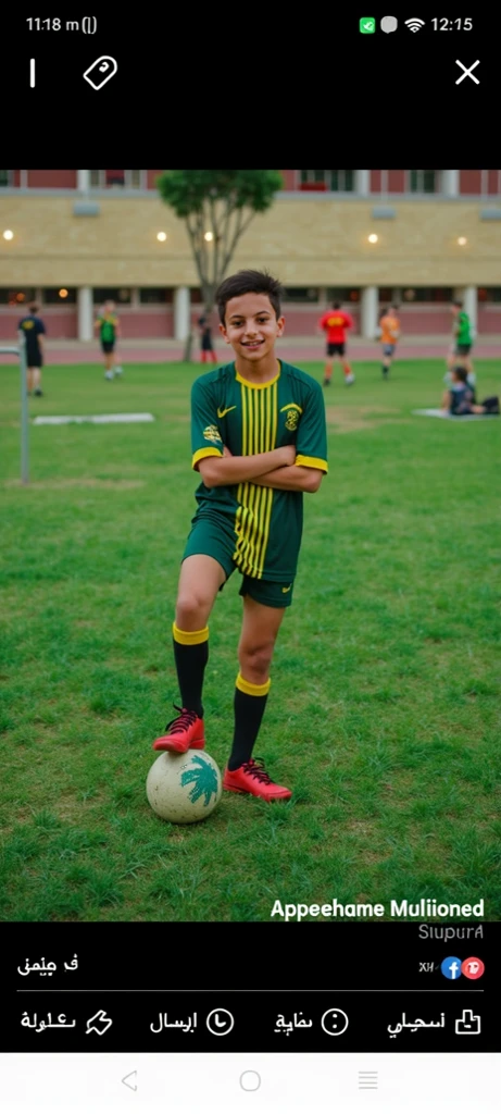 (Photorealistic, masterpiece:1.2), 16-year-old boy sitting on a soccer field, only wearing a jockstrap, knee-high socks, athletic shoes, casually relaxed posture, legs spread, lean slim build, vibrant green grass, perfectly manicured field, clear blue sky, soft natural lighting, realistic shadowing, subtle sweat on the boy's forehead and body, sharp focus on facial features and body details, expressive eyes and lips, long eyelashes, windswept hair, confident expression, serious gaze towards the camera, warm color tone, crisp and realistic textures, high contrast, emphasized skin tones, professional sports photography