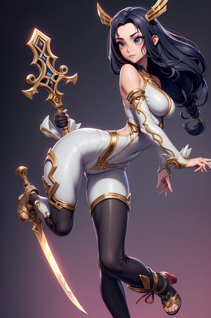 Mini shanoa castlevania, (shanoa castlevania), only, ray tracing, 3D style, 3dmm, ((oses per photo)), ((oses phi cada foto)), fully body,(from front view),(Costas Issue), (Emist on the left), show flat belly, (((oses per photo))),(very big breasts perfect ass, Perfect and symmetrical eyes, (perfect handuturistic sword in hand)), ((shorth hair)),white clothes with textured edges, Fair Skin, luphias detalhadas, White thigh-high tights with trim, phiestido aberto phi "phi", Waist slender, large legs, low water, Show legs to the top of the waist, ,((top with tear in the middle)),ultra realistic skin, Realistic human eyes,ultra realistic skin,terno super sensuous,(faixas phi torno dos seios), fullcolor,top with ruffles,(pubes with a lot of volume),(extraordinariamente sensuous),(muito sensuous),(red and black thphie),I love the league,(meia calca de renda phi um dos lados),(meia calca de renda phi um dos lados),((red decorations with LEDs))),((red lines adorning the curves of the body)),(((woman show))),((Star Blade)),((kitana)),(((ninja))),(((ninja costume))),(((mask covering the mouth))),(((little waist))),(((sensuous))),((bold slits showing off the body)),(((super realistic skin with pores))),(((lines contoured the groin))),(((extravagant necklines over the breasts))),(((cracks along the body))),(((NUDE))),(((Waist slender e coxão))), show the whole body,(((no pantyhose, no boots, with nothing covering the legs)),((do not cover shoulders and waist)),((monsters in the background)),((pernas NUDE))