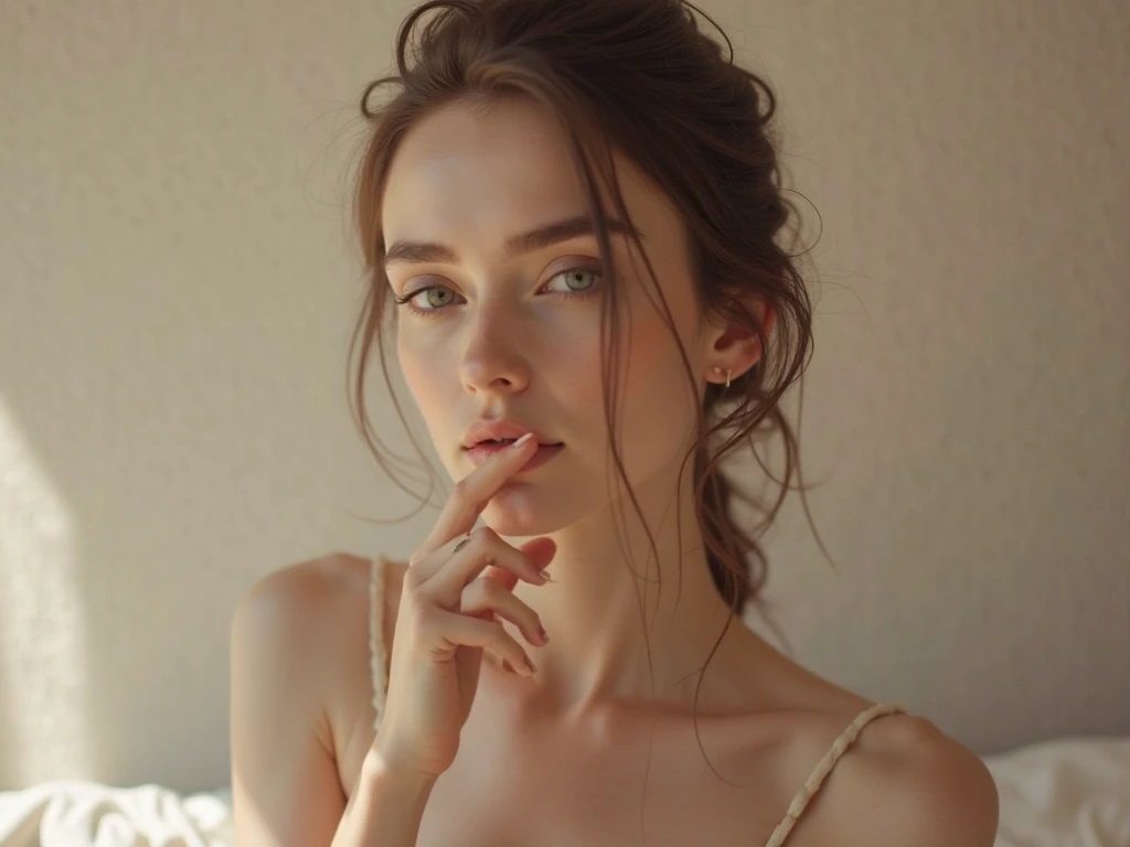 woman with a nose shaped like a dick