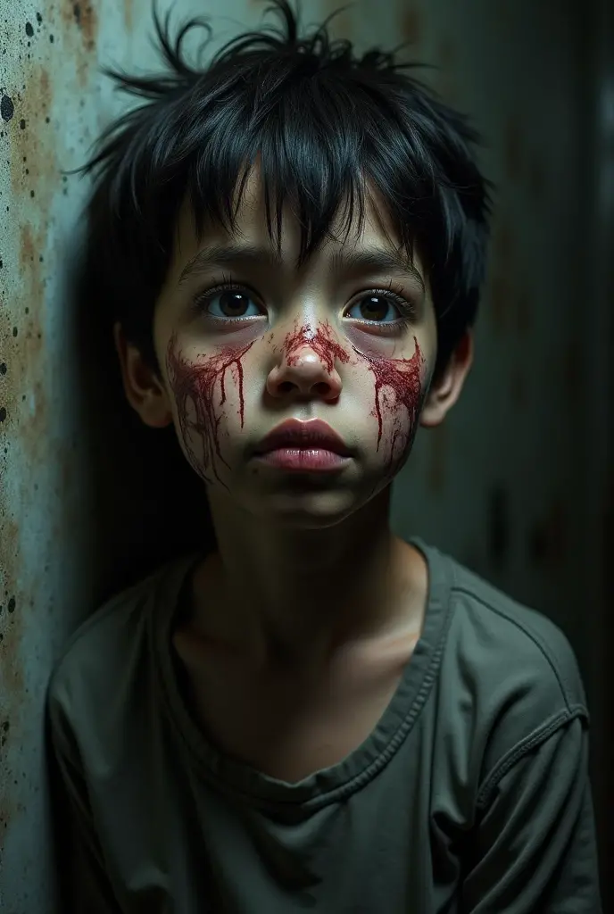 Boy crying
