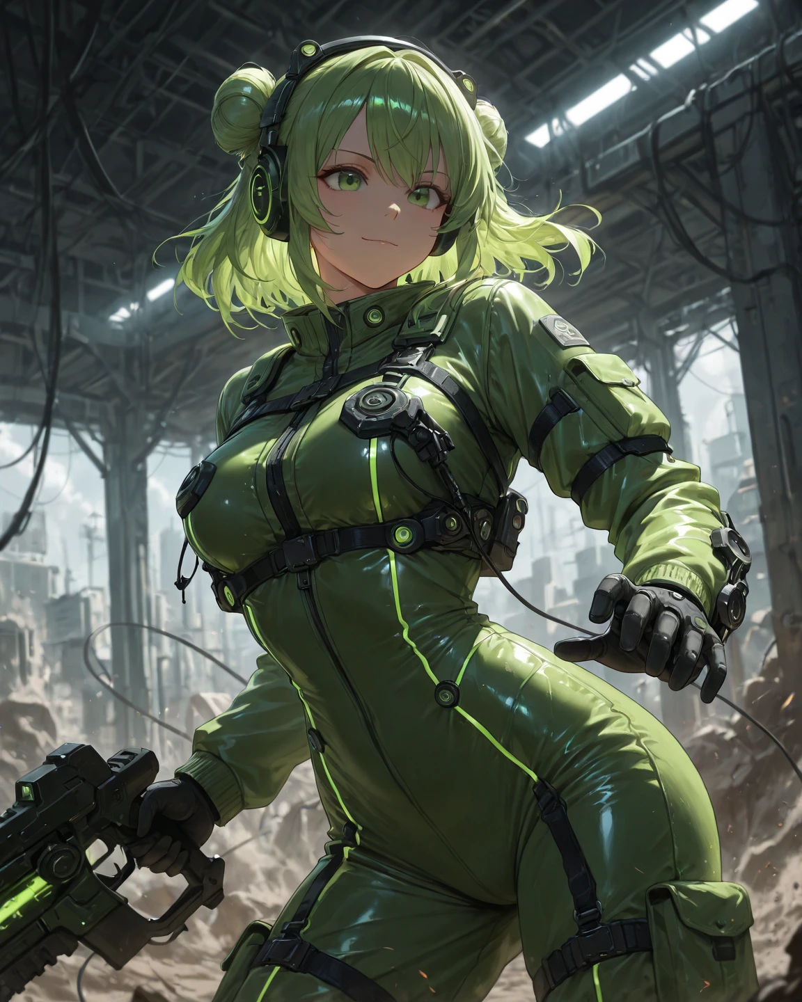 Close-up of a woman in a green and yellow outfit, Heavy Metal Comic Cover Art, Barbarella, Ash Thorpe, Official Art, Panoramic Widescreen View, Megadeth, Matte coloring, 1970s, Syndicate(2012), Psionic, nebula, By Juan Jimenez, 1970s