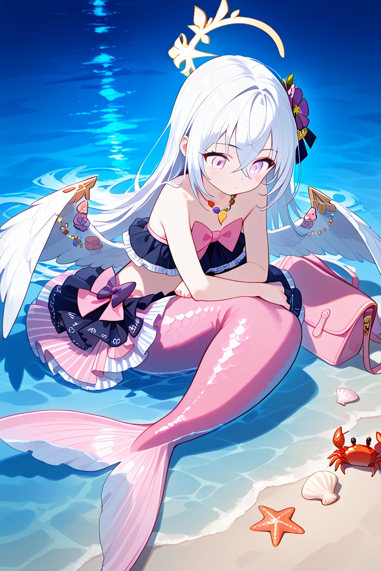 Little loli with white hair and red pupils。White stockings on her legs,without wearing shoes, 。。delicate leg。No bra wearing,,Reveals small ,Expose ,Small and delicate feet。There is a large amount of white fluid at the base of the thigh。open open mouth,Stick out her tongue,Bare belly and shoulders。,The little loli's neck was gently strangled by black tentacles,Little Lori is wearing only panties and bra, on,There is a large amount of white liquid on the lower body。Little Lori raised her hands above her head。,Expose the armpits,Raise your legs,Show me the soles of your feet completely,There is a white liquid on the soles of the feet。The upper and lower legs were completely shown to me。The soles of my feet are completely shown to me。Little loli has white liquid on her tongue。There is a white liquid under the armpits。Little Lori lies on top of a disgusting and ugly tentacle monster。Little Lori's thighs were wrapped around the black tentacles on the tentacle monster。
