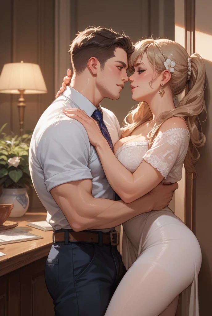 a father (he had been brainwashing by his second son ,crossdressing.Sex with his second son every day, .eloped with his second son, bride of his second son, wear sexy lingerie)