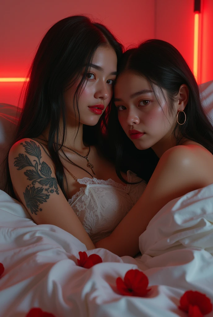Beautiful girls with big lips