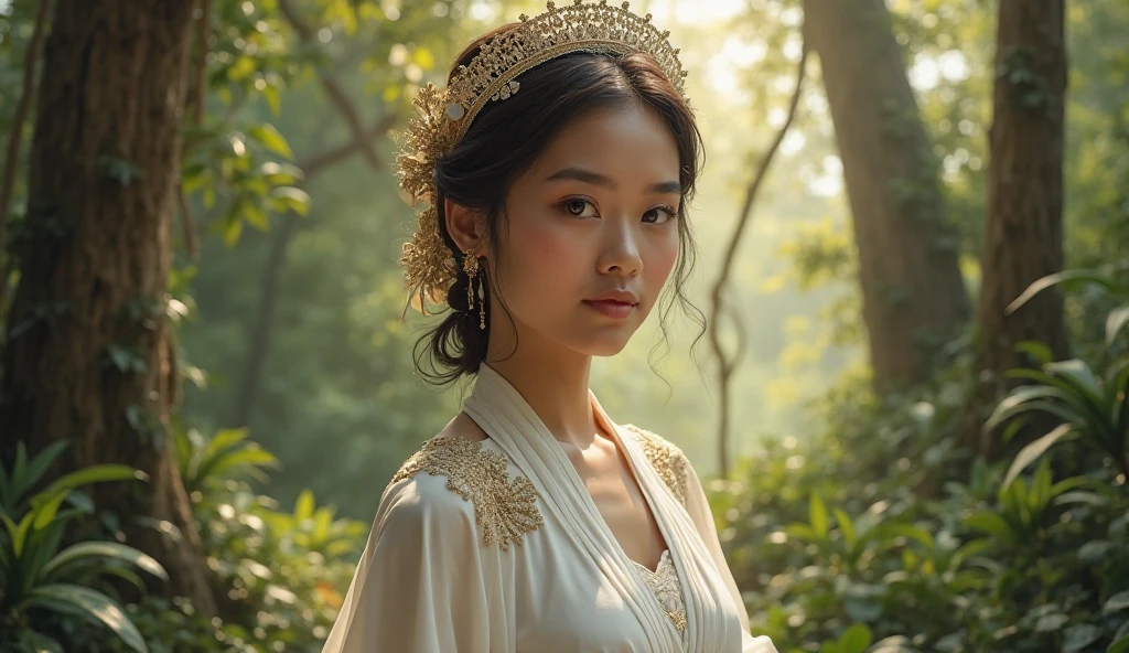 beautiful light photography Chinese women from the Han Dynasty era, wearing thin, beautiful silk dresses, jewelry, close-up shots, light hitting beautiful skin