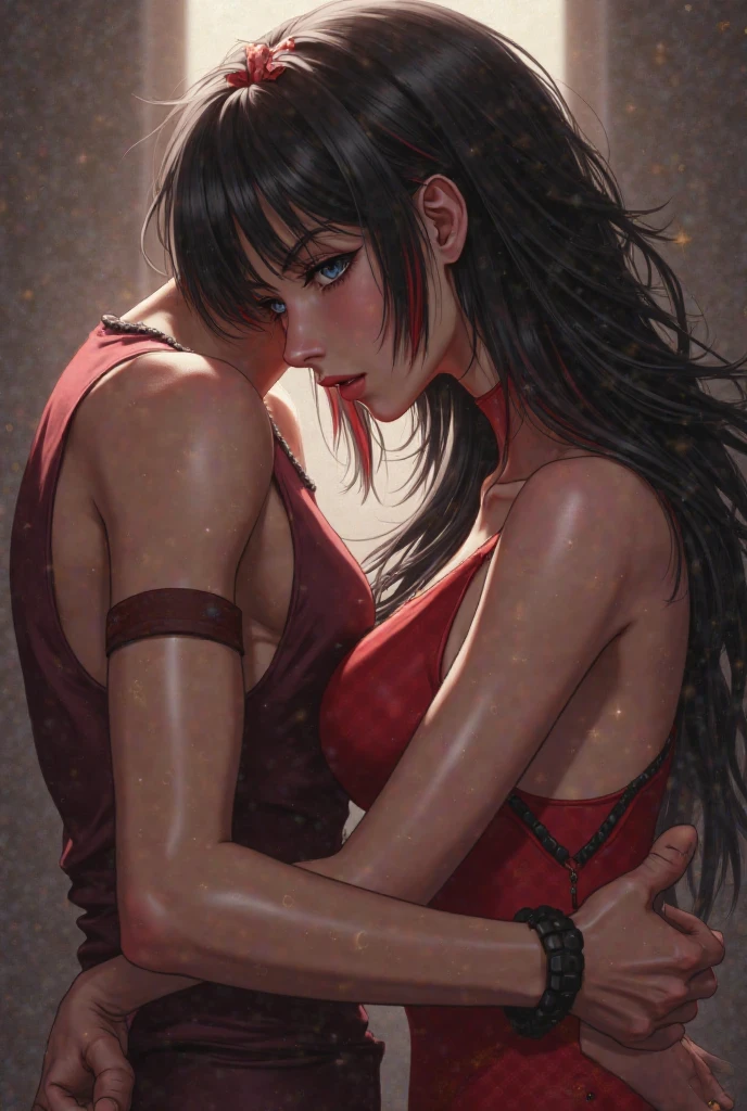 (photorealism:1.2), 1 girl,Lalisa,beautiful Korea sexy teen girl, thin bra, thin panty, hairs high knotted, squeezing up her breasts , spreading legs apart