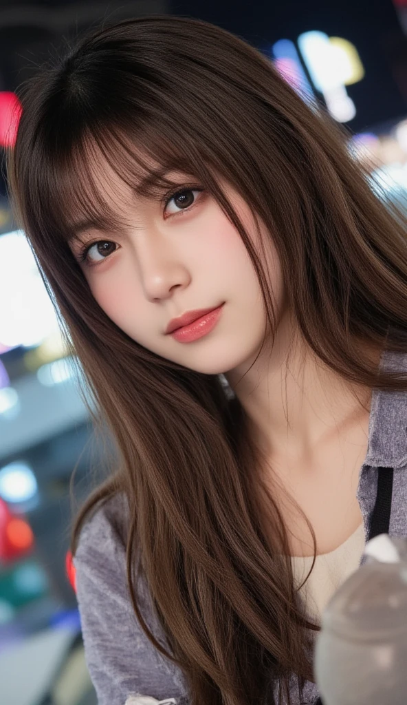 Tabletop, Highest quality, shape, Very detailed, High resolution, 8k wallpaper, Perfect dynamic composition, Beautiful details, Natural Lip,blazer , Cleavage, whole body, Beautiful eyelashes on both eyes, Detailed fingers, Audience, looking at the camera, summer, indoor