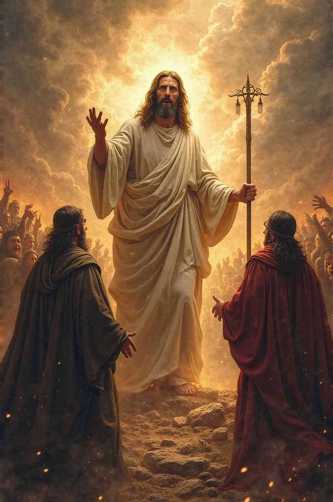Jesus Fighting Picture 
