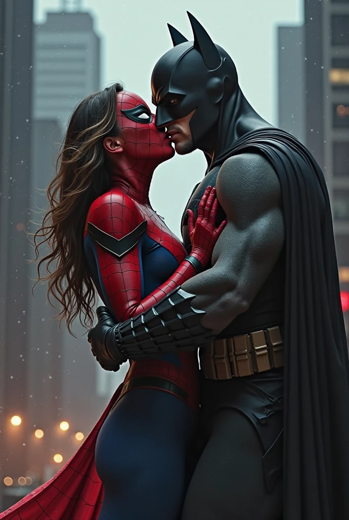 Spiderman having sex with Batman