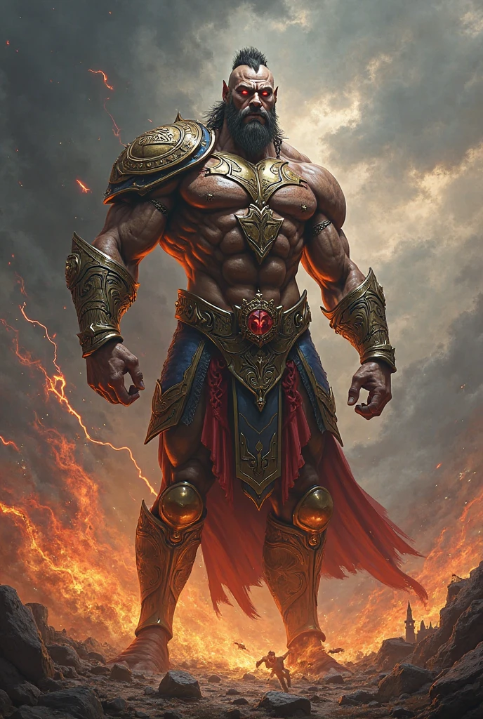 Your bones will build my palaces, your eyes will stud my crown
For I am Mars, the God of War, and I will cut you down