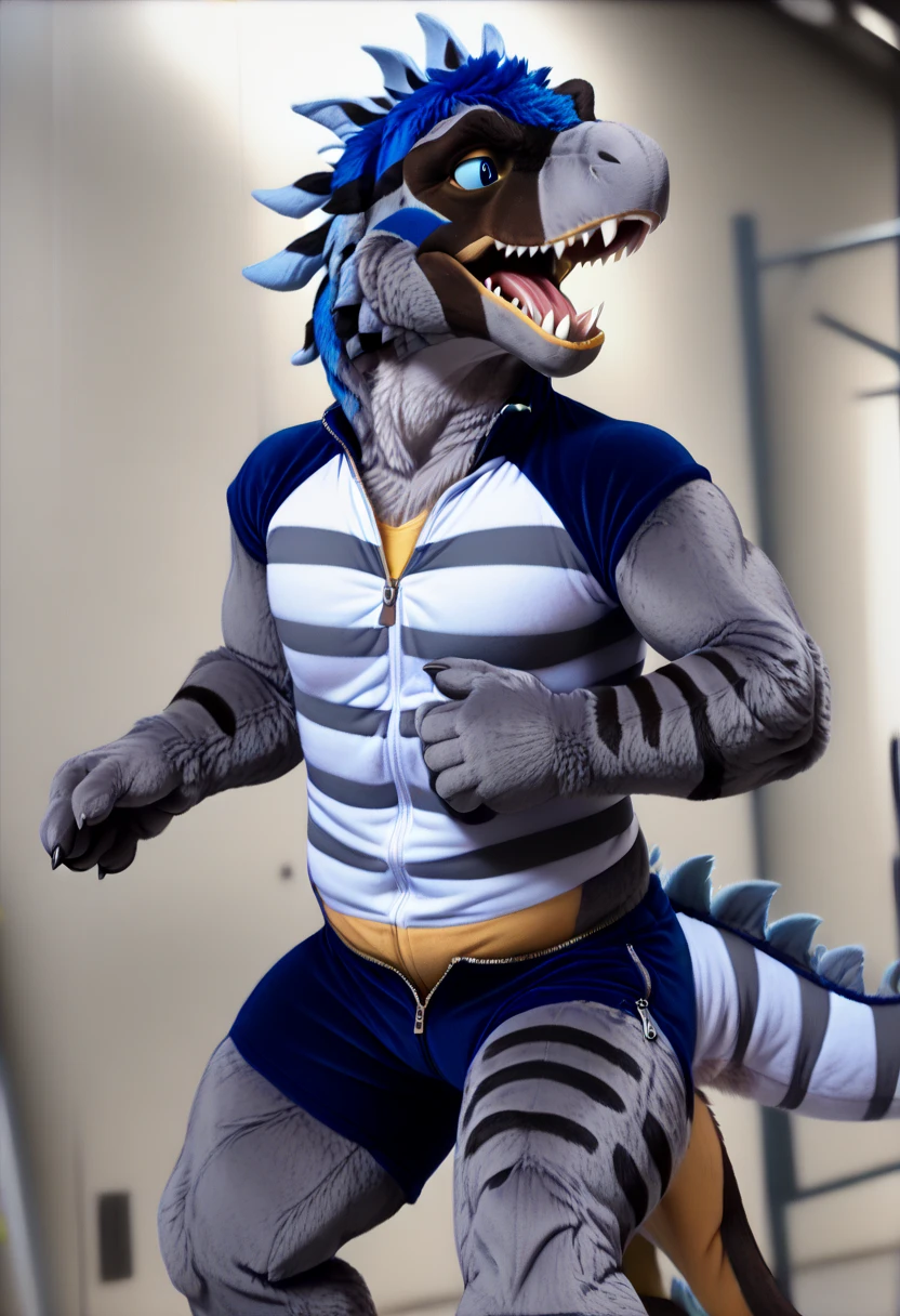 score_9, score_8_up, score_7_up, rating_safe,source_furry,anthro,source_3D, fursuit wolf vs white wolf male.
alone in the fighting ring.
a superhero pose.
green mask.
green eyes.
blue fur.
Nude.
muscular.
and the opponent too.
looking at each other.
Boxing gloves.
and a VS flame symbol.(penis, balls, big penis),