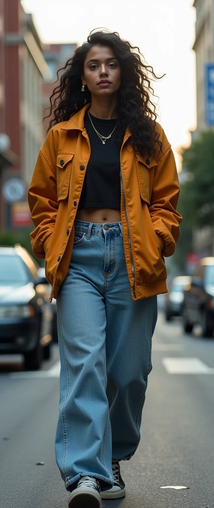 a young lady,displaying her own power.((corruption,entropy,decay,resilient, toxic)),((dark green,rusted brown, yellow greenish)),(( Full figure wiew)). ((Three quarter wiew)).((fractal)),((deep wiew)),modern suburbs scenario background,photographic,ultra high resolution,hyperdetailed, masterpiece, 3d modelling, digital art.