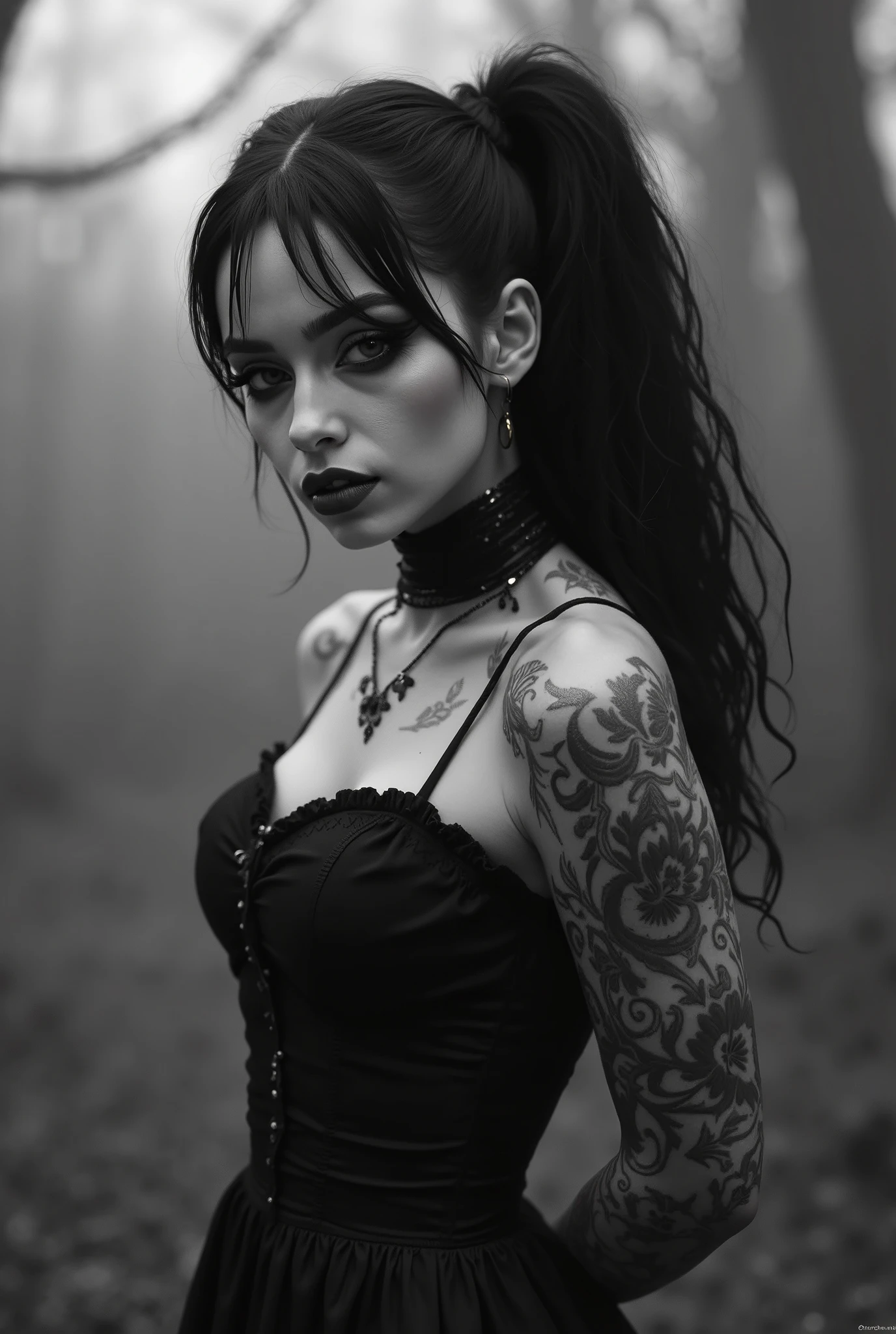 sexy goth girl