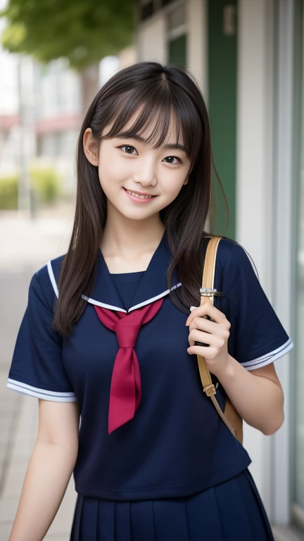 hight resolution、high-level image quality、in 8K、Real live-action、Raw photography、top-quality、​masterpiece、超A high resolution、Raw photo、ren、Beautiful fece、masutepiece、((Obscene content))、For adults、charm of 、absurderes、((((10yaers old))))、((((Japan elementary school students))))、Japan Girl、((with round face))、Cute little face、((Glowing face))、((((Flushed cheeks))))、(((((Shy laughter)))))、A little clumsy face、de pele branca、、Smaller chest、kne、 thighs thighs thighs thighs、独奏、fullllbody、Very nice、校服、 Pleated skirt、((Pubic area))、(Mansuji)、White panty、sitting on、（Photorealsitic：1.37）、Photon mapping、Realistic、Radio City、Physically Based Rendering、depth of field rally background、a picture、(((a junior idol in Japan)))、Sparkling eyes、shiny lip、too bright natural light、The Bright Sun、Too bright sunlight、Looking at the camera、Sitting in a classroom、Sitting on legs bending the knees、squatting、White panties are visible from the skirt、sexy  pose、a sailor suit