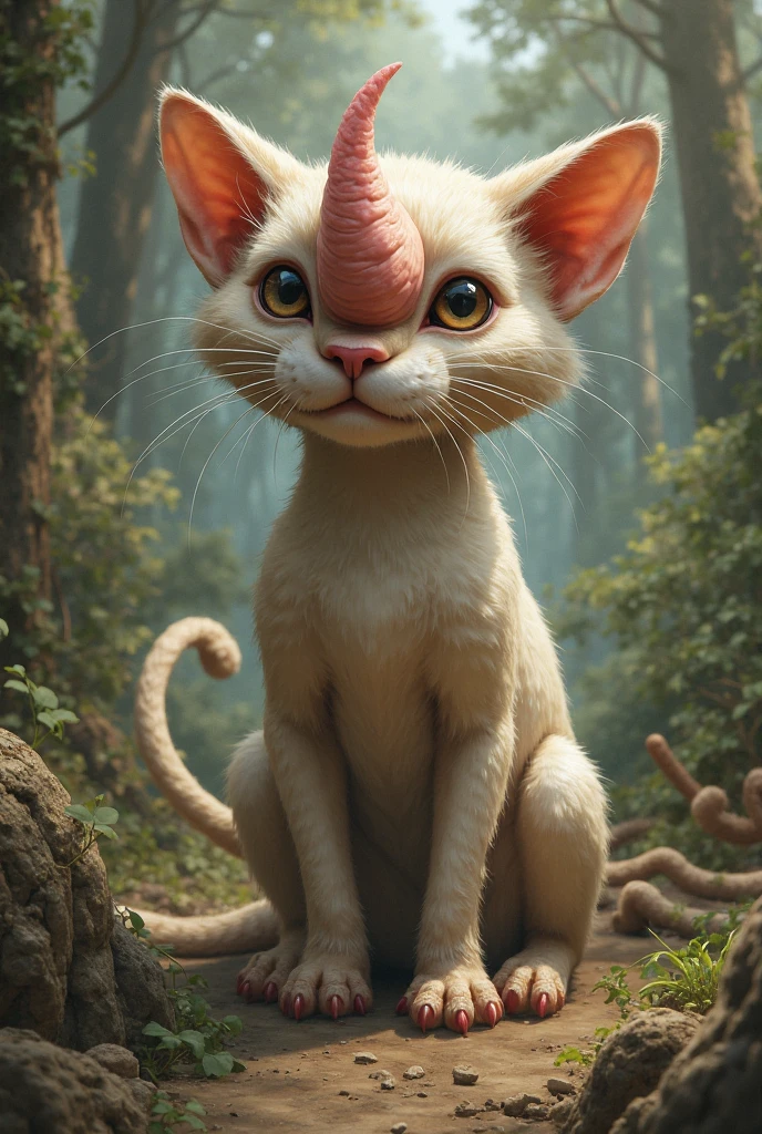 my giant pink pet mouse, sci fi, natural volumetric, horror movie, mystery, fantasia escura 4K lente uhd