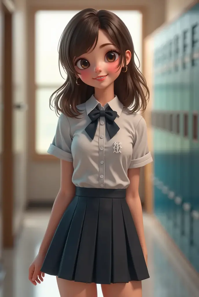 Russian schoolgirl girl short shirt