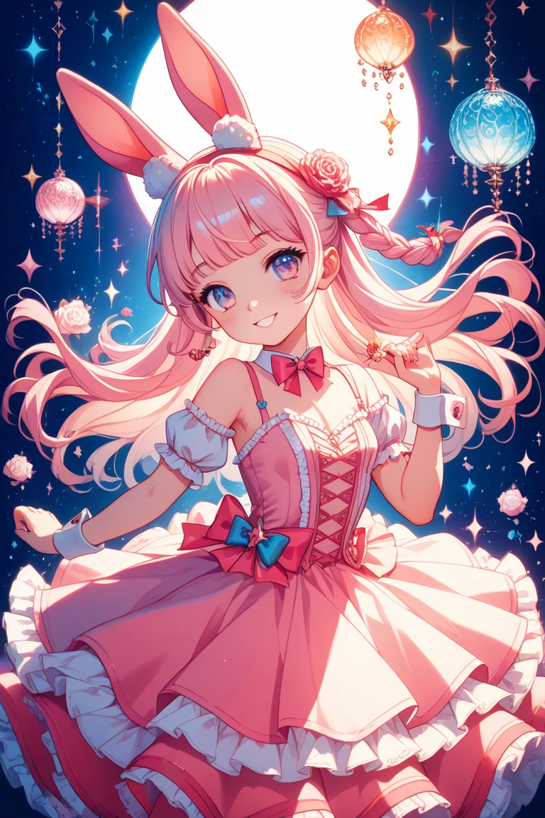 Cathy is a white girl rabbit character who was usually seen wearing a pink dress, and a pink bow positioned similarly to Hello Kitty's bow. . SPARKLE; GLITTER