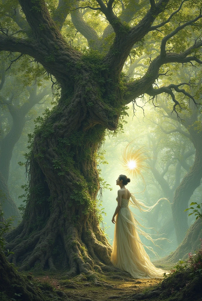 Sunderial bahuguma hugging a tree