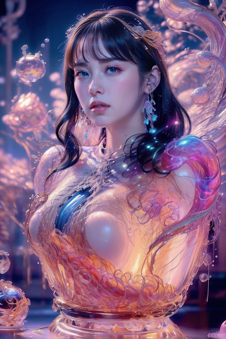 (Two beautiful teenage italian girls:1.6), Close friends, (They are hugging each other:1.2), Kiss her cheek or chest,(Detailed iridescent bodysuit with beautiful fractal or marble design:1.5)Incredible and spectacular scenes, ((High quality)), ((Detailed)), ((Fantasy)), Blue Plasma Brain, Green Plasma Body, Vulgarity, beutiful breast,  obscenity, (Lewd smile:1.2), coarse, Obscene, mean, (raunchy:1.2), (Immoral:1.2), Lachish, (small breasts with beautiful raised pink areolas,,,,,,:1.5), (Cameltoe), (Expression of ecstasy:1.2), Photorealistic, Official art, unity 8k wall paper, 8K Portrait, Best Quality, Very high resolution, (Incredibly beautiful nature background:1.6), (18 years old:1.5), (Sexy and glamorous:1.1), (A coquettish expression:1.6), (seductively smiling:1.6), (Full body), (erotic posing:1.5), Beautiful seductive face, Portrait, (Thick eyebrows:1.5), (Big purple eyes:1.2), Beautiful eyes with fine symmetry, (Ultra detailed eyes:1.4), (High resolution eyes:1.1), Intimate face, (ultra detailed skin texture:1.4), White skin, pale skin, Perfect Anatomy, Thin, (Beautiful toned body:1.1), Hair Bow, (Moist skin:1.1), full of sweat, No makeup, dark circles, Good anatomy, Focus Face, good-looking, (Emilia Clark:0.6) (Emma watson:0.3),(Jennifer Connelly:0.4), (sensual face:1.5), Elegant face, Nice, Dolce,  (Around her neck is a simple necklace of exquisite workmanship), (Bioluminescence with brilliant brilliance:1.3), (Luminous magic circle), Ruins of an ancient castle, Shining majestic cloud masses and sky, lightning bolt, Epic Realistic, (Greg Rutkowski:0.8), (teal and orange:0.4), (Art Station:1.5), Cinematic, (nffsw:1.5),  Hyper Detailed, Dramatic light, (Intricate details:1.1), with  the