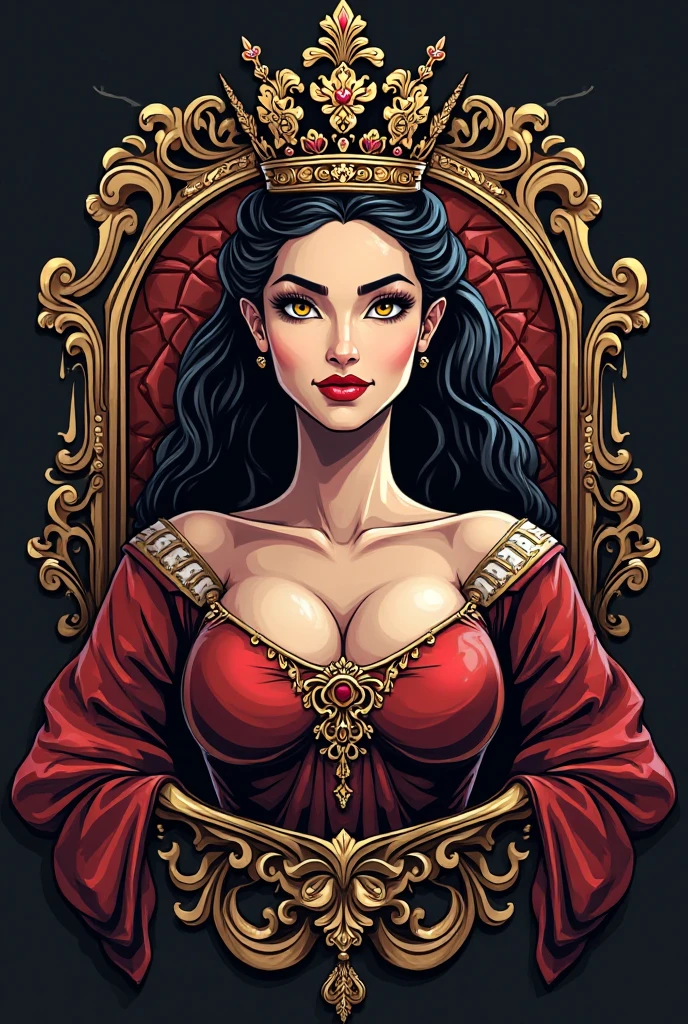 ((back profile)), ((back body view:1.4)), ((masterpiece)),(((best quality))), ((egyptian empress, mature face)), ((big eyes:1.4)), (( crown:1.4)), (((british)), defined cheekbones, ((heart shaped breastplate)), high cheekbones, illustration, ((muscular:1.3)), ((gold:1.4)), sexy bimbo, (gigantic breasts:1.7) ((long british headpiece)), long hair, ((detailed face:1.4)) beautiful woman, (british:1.4), colored skin, (white skin:1.4) , (red lipstick:1.4), shiny skin, ((skindentation)), scribbles and marks,(puffy lips:1.4) ,  (castle: 1.5), (royal room: 1.5), rough sketches, pose, 8k,16k, ( background, white background: 1.3) ((warm color palette)), ((ancient aesthetic))