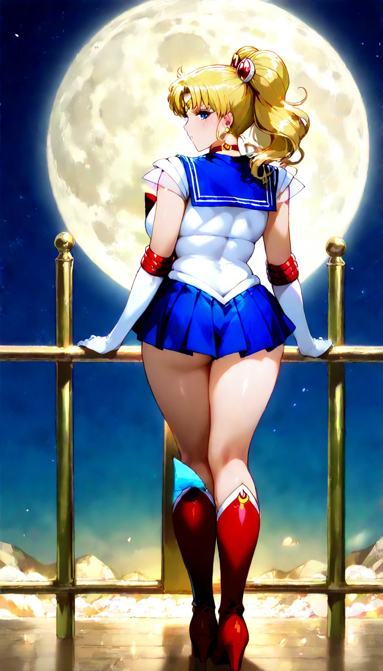 (masterpiece, best quality), beautiful girl, Sailor Moon, lying, (detailed beautiful eyes) medium body shot,legs up,