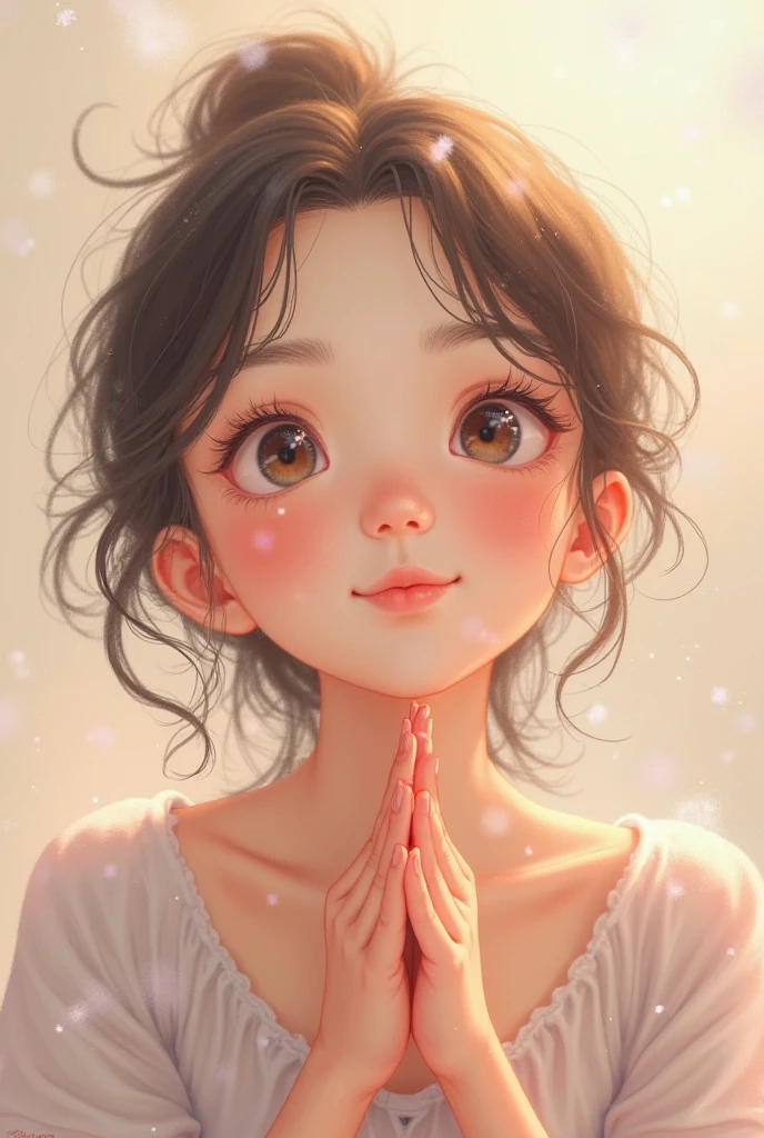 Create a picture for a 10 year old girl to draw, The image should show the respect we should have for ourselves and for others.