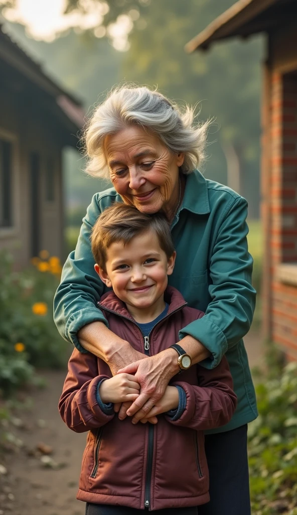 grandmother with a