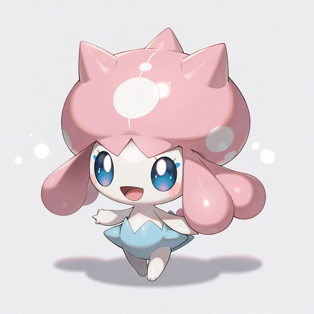 (((Best Quality))), pokemon, kawaii creature, monster, gray background, full body,
