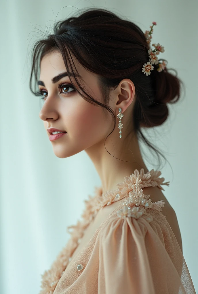 photorealistic photo a woman, standing, 8k, realistic, (masterpiece:1.1), (best quality:1.1), beautiful, (intricate details), unity 8k wallpaper, ultra detailed, aesthetic, perfect lighting