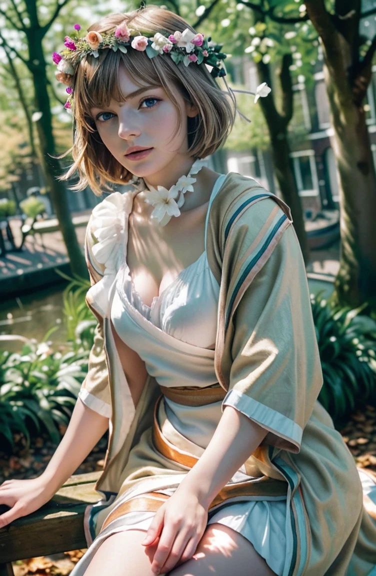 8k, RAW Photos, Fujifilm, Avril-inspired photo of a beautiful young woman in a garden of pale pink roses (Highly detailed skin: 1.2) スタイル ペタルブレイク short hair, Blonde and colored hair, Wearing a dress, Film Granulation, 35mm, Cute Style

(((Rope tied over clothing))), Put your arms behind your head, Put your arms behind your back, (((Binding rope, tying arms))), Place your hands behind your head, Put your hands behind your back, (Binding rope Tied hands),(縛り縄で縛られたFlat Chest), (((Binding rope, tying up feet))), (Are standing), (Leg lift), break, ((((((Flat Chest)))))),  ((((Unparalleled beauty and invincible cuteness Japanese actress idol face)))), ((((Ecstatic expression)))), (((Realistic look in every detail))), ((Fibonacci facial features)), (Realistic face with attention to detail), (Fibonacci does), (Realistic skin with attention to detail), Pale skin, Porcelain-like skin, (((No makeup))), Realistic eyes, Beautiful Eyes, (Realistic skin with attention to detail), (((Fibonacci short stature))), (((Fibonacci Short Torso))), (Fibonacci&#39;s muscular, attractive, slim and curvy figure), fibonacci body, (Fibonacci Female Bodybuilder Muscular), (Fibonacci ABS), ((((((Flat Chest)))))), (detailed nipples Are standing), Light sweating all over the body, ((Detailed real image of armpits after shaving)), Realistic details: Lightly sweaty armpits, (Realistic skin with attention to detail), Beautiful Skin, short hair, Detailed Real Hair, break, (((masterpiece))), (((8k))), (((Photorealistic))), (((RAW Photos))), ((Highest quality)), (超High resolution), Super live action, Natural soft light, Professional Lighting, Very realistic, (High resolution), Front view, ((Full Body Shot))