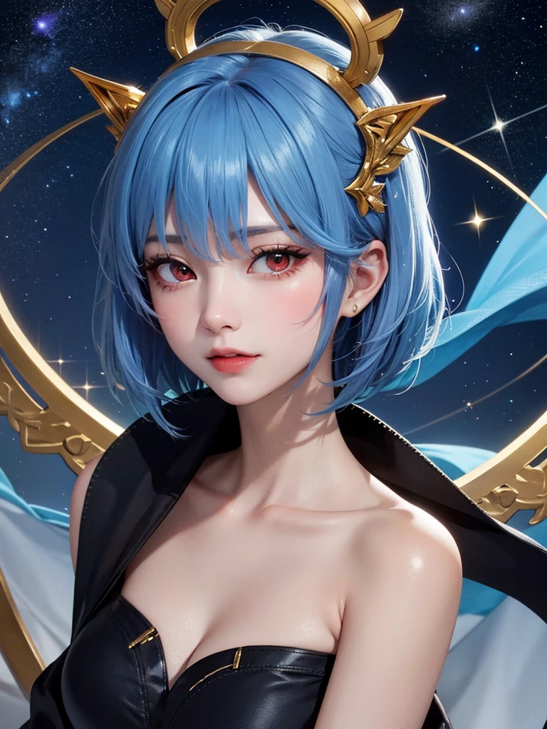 Please depict a dignified fortune teller.