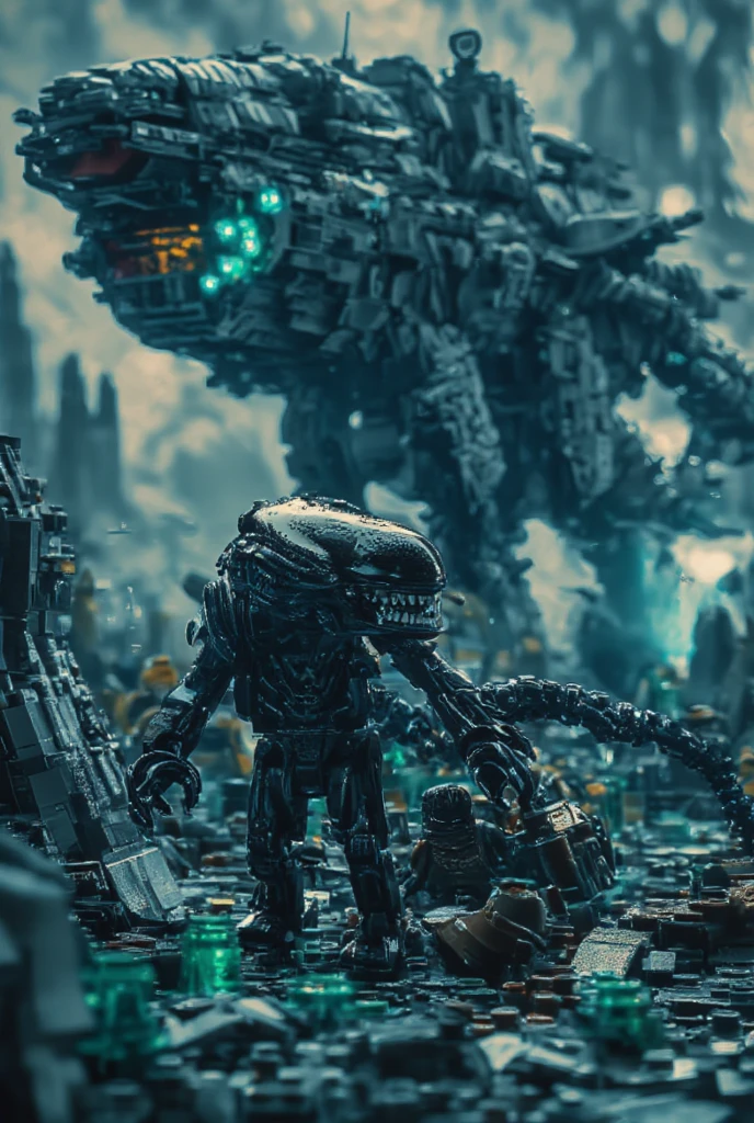 in (medium close-up:3.1) of various characters with a starship in the background from a film for slaves from beyond infinity, futuristic apocalypse, detailed, moody, epic, altered reality, insane, disgusting, disturbing, impactful, inspired by Clyde Caldwell and Ed Emshwiller, stalenhag, (with Creepy, Sci- Fi, Fantasy and Horror: 2.9) retro sci-fi, horror film, detailed body, Kodak Vision3, (intricate details: 2.4), ( hyperdetail: 3.1), (8k resolution: 3.1), (high detail: 4.1), lots of details, high quality, soft light (cinematic: 3.3), masterpiece, dramatic atmosphere, atmospheric perspective, (impactful art: 2.8), rich colors, 3D rendering