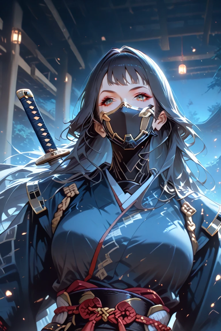 (Finest quality)),(超A high resolution),(ultra-detailliert),(Meticulous portrayal),((Best Anime)),(Finest works of art),sharpnes,Clair,Ultra-Precision Art,The art of astounding depiction, (Female Ninja in the Dark:1.3),