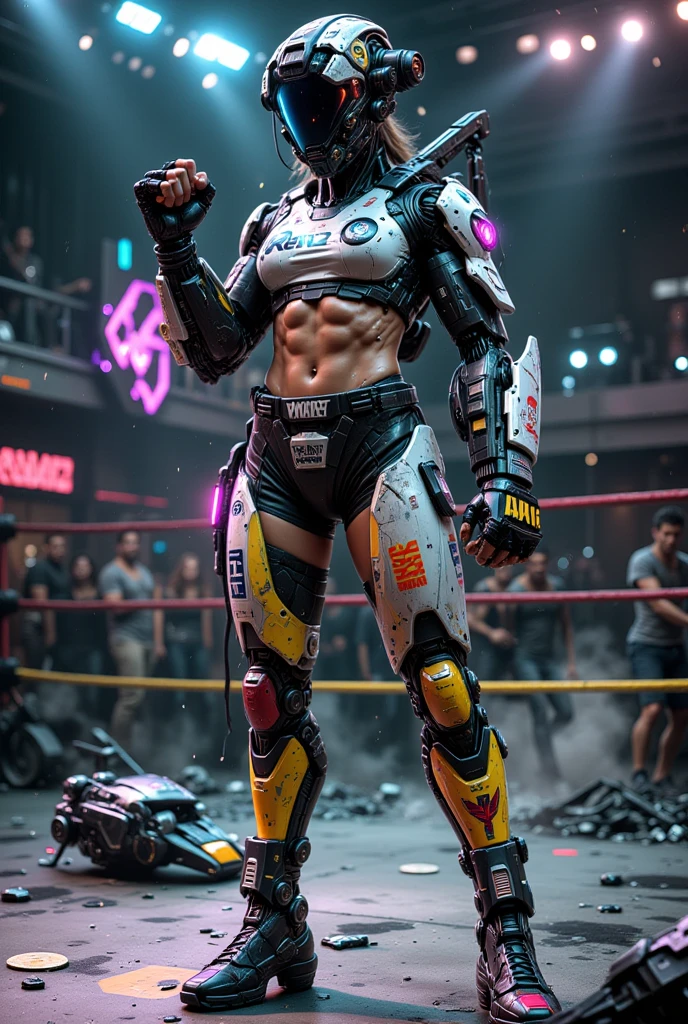 Sculpture design,Figures,GK model,The whole body of the character,Shirtless muscular man, wearing nothing on upper body, Expose muscles,base, Handsome cybernetic boy looking at camera lingerie detailed muscular reality masterpiece,musculous , 16k resolution , ultra-high clarity , hyperrealism, uhd , full length shot , bare thighs